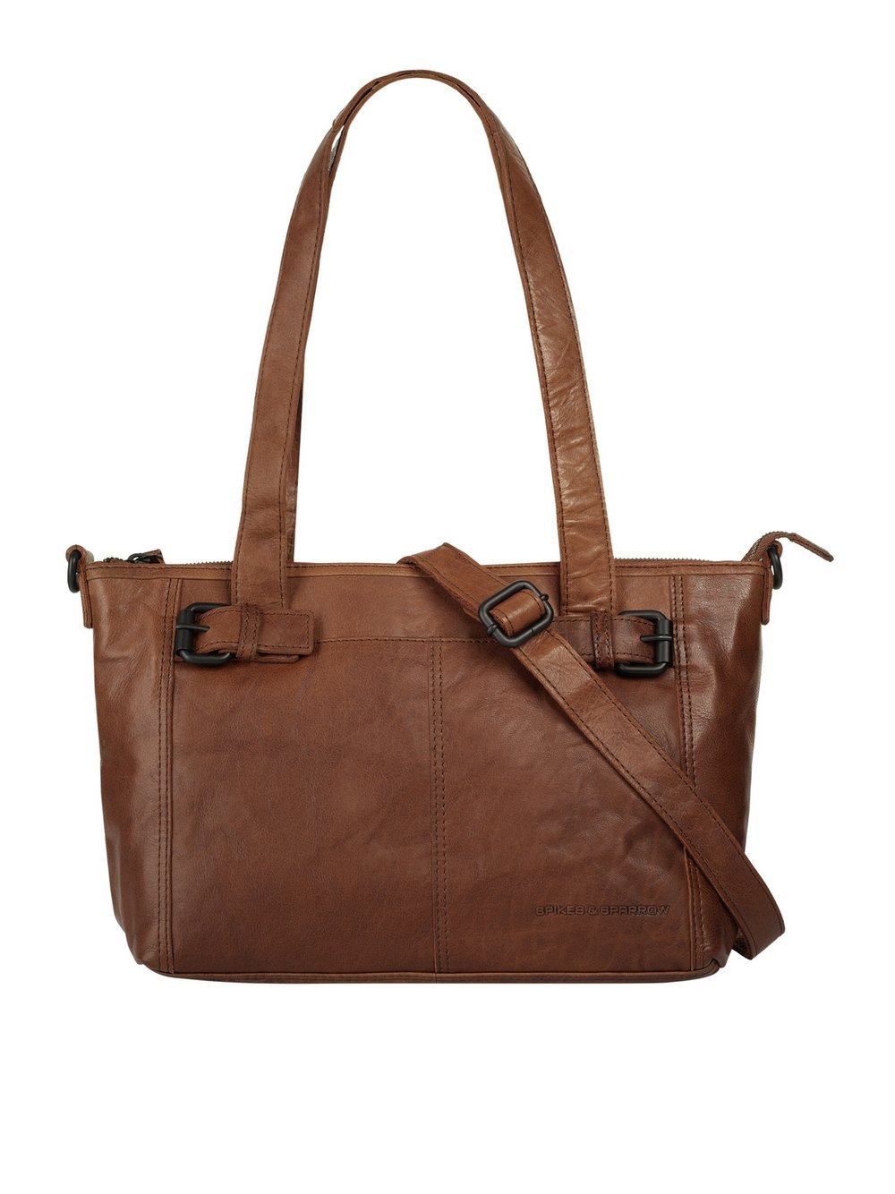 Spikes & Sparrow Shopper Damen Leder braun, ONE SIZE