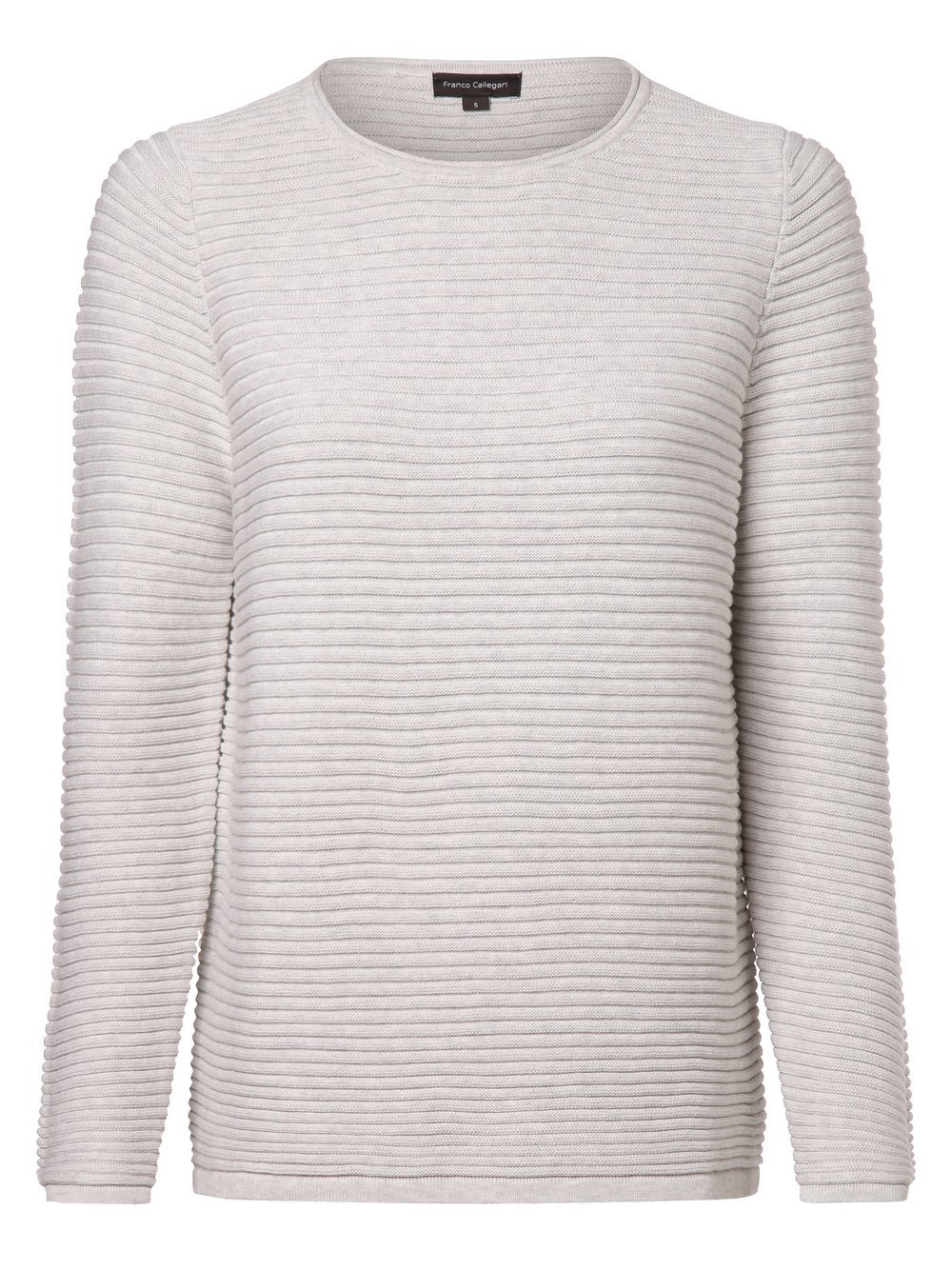 Franco Callegari Pullover Damen Baumwolle grau, L