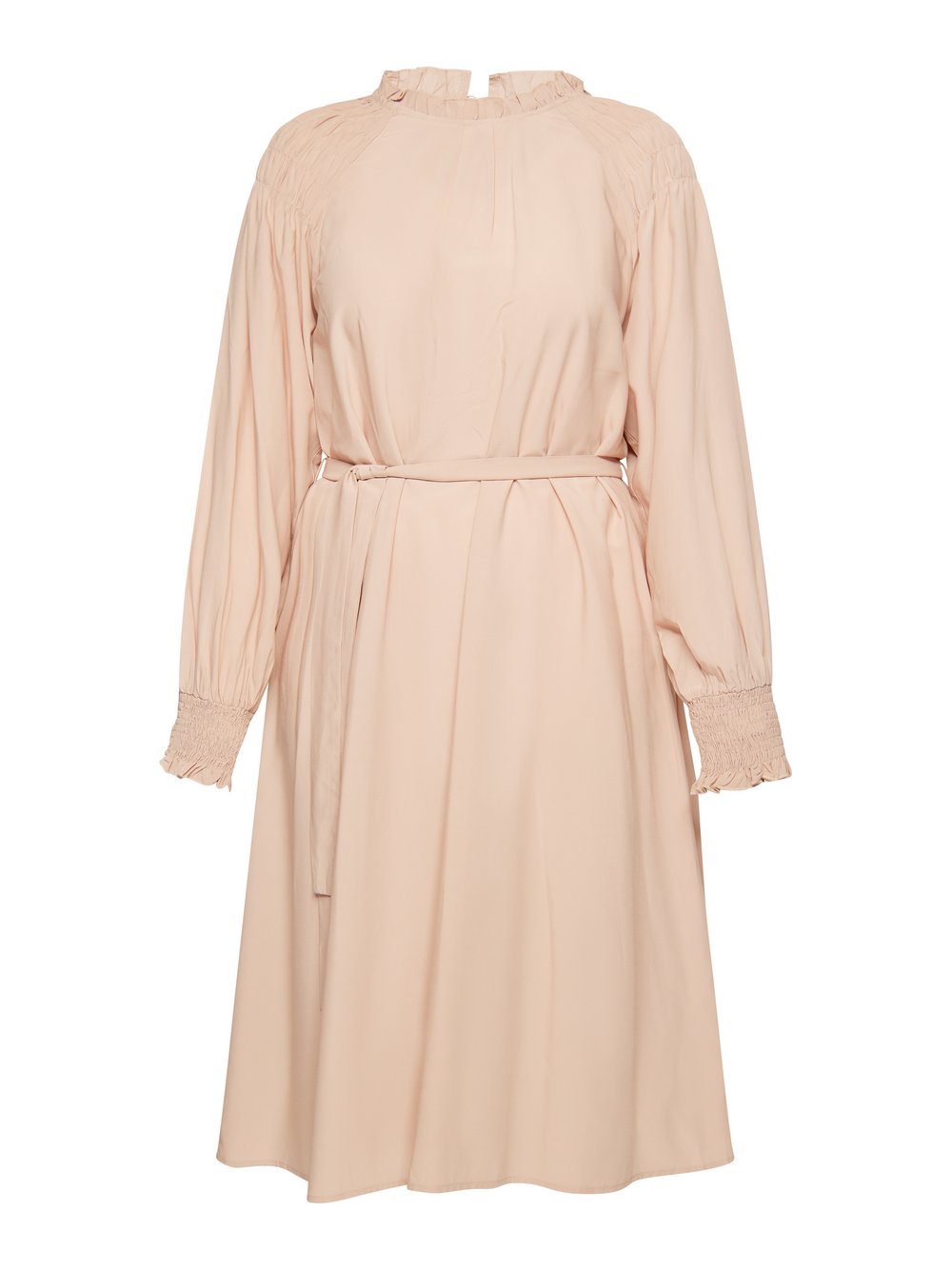 Usha Midikleid Damen Viskose beige, L