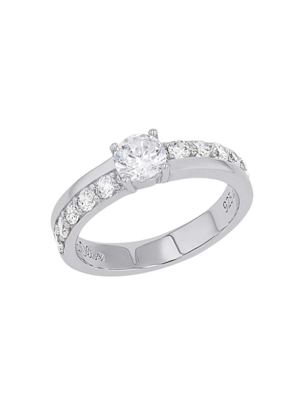 s.Oliver Ring Damen Sterlingsilber silber, 52