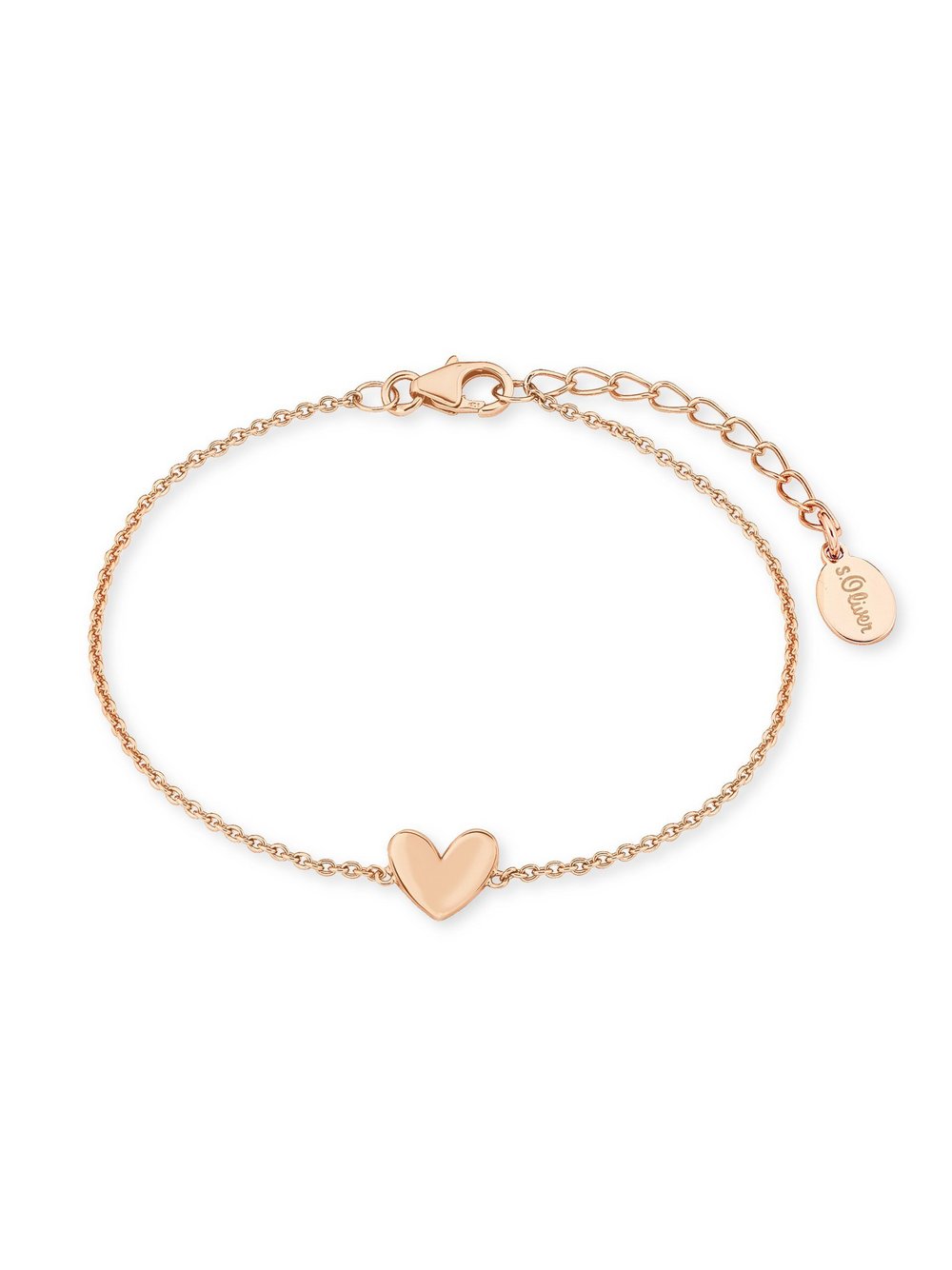 s.Oliver Armband Damen Sterlingsilber roségold, 19