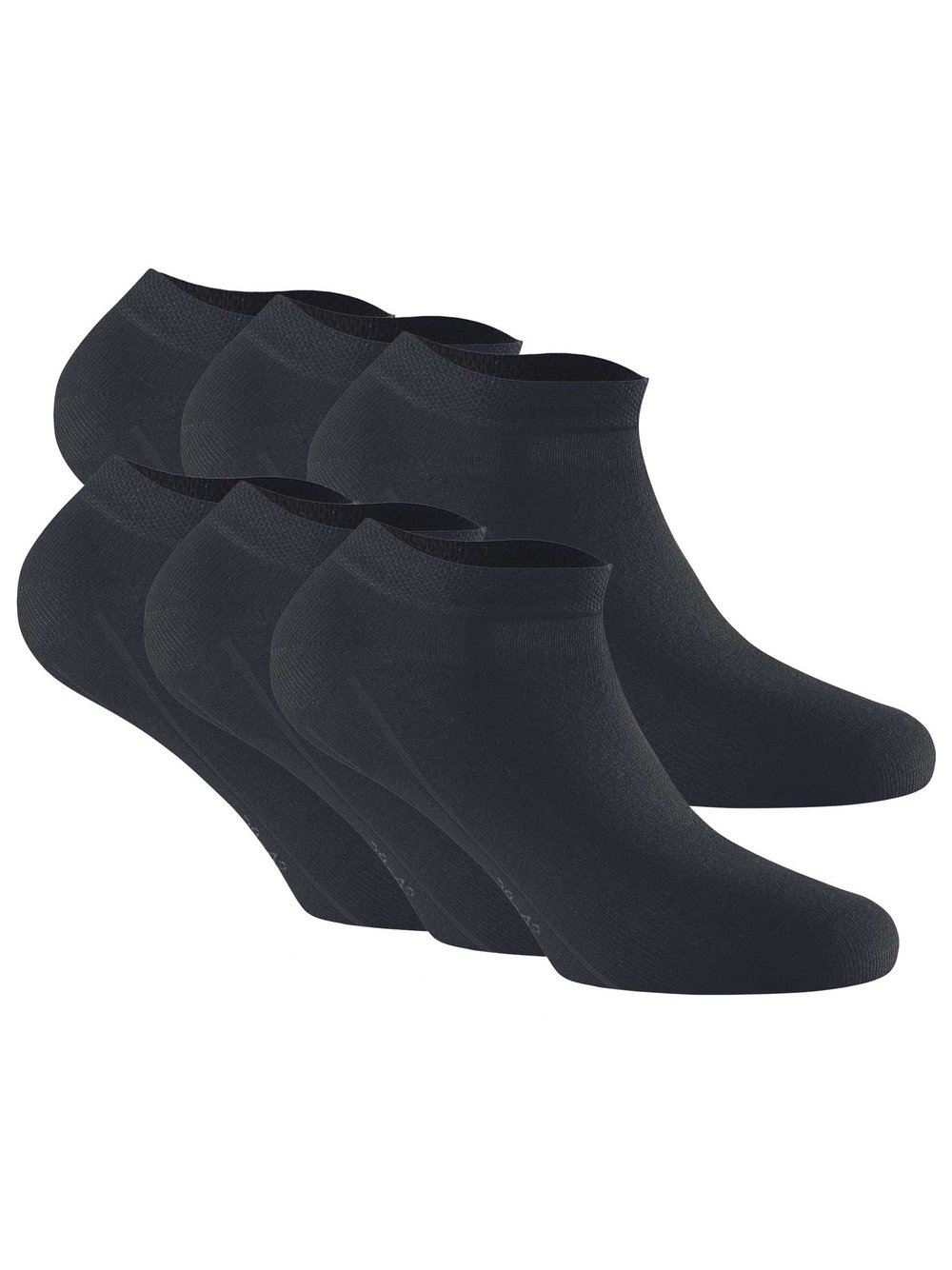 Thumbnail - Rohner Socken 6er Pack Damen Viskose schwarz, 35-38