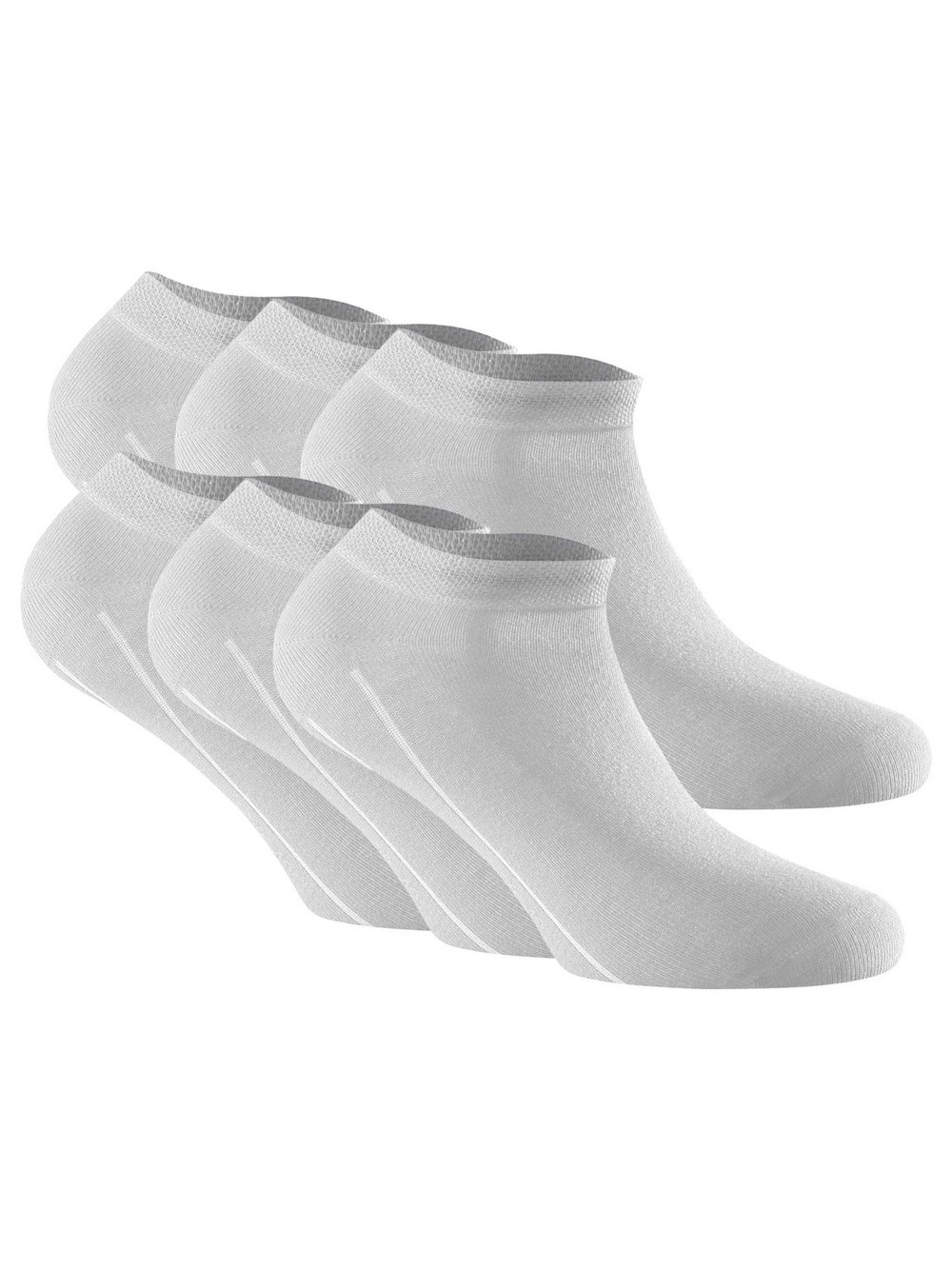 Thumbnail - Rohner Socken 6er Pack Damen Viskose weiß, 39-42