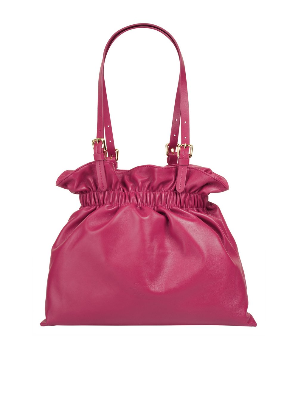 Samantha Look Shopper Damen Leder rosa, ONE SIZE