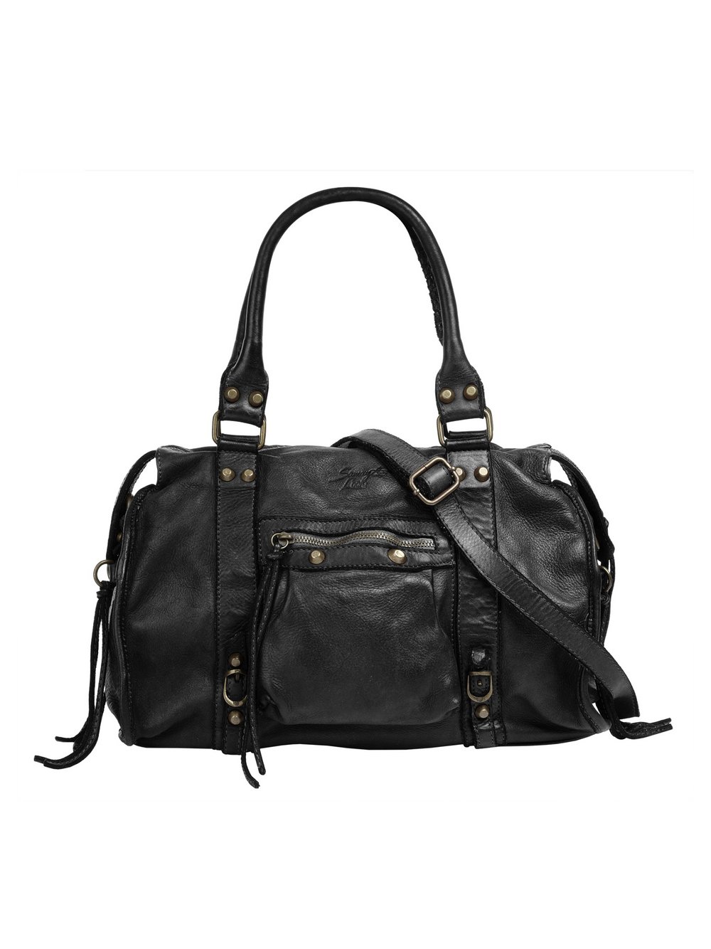 Thumbnail - Samantha Look Shopper Damen Leder schwarz, ONE SIZE