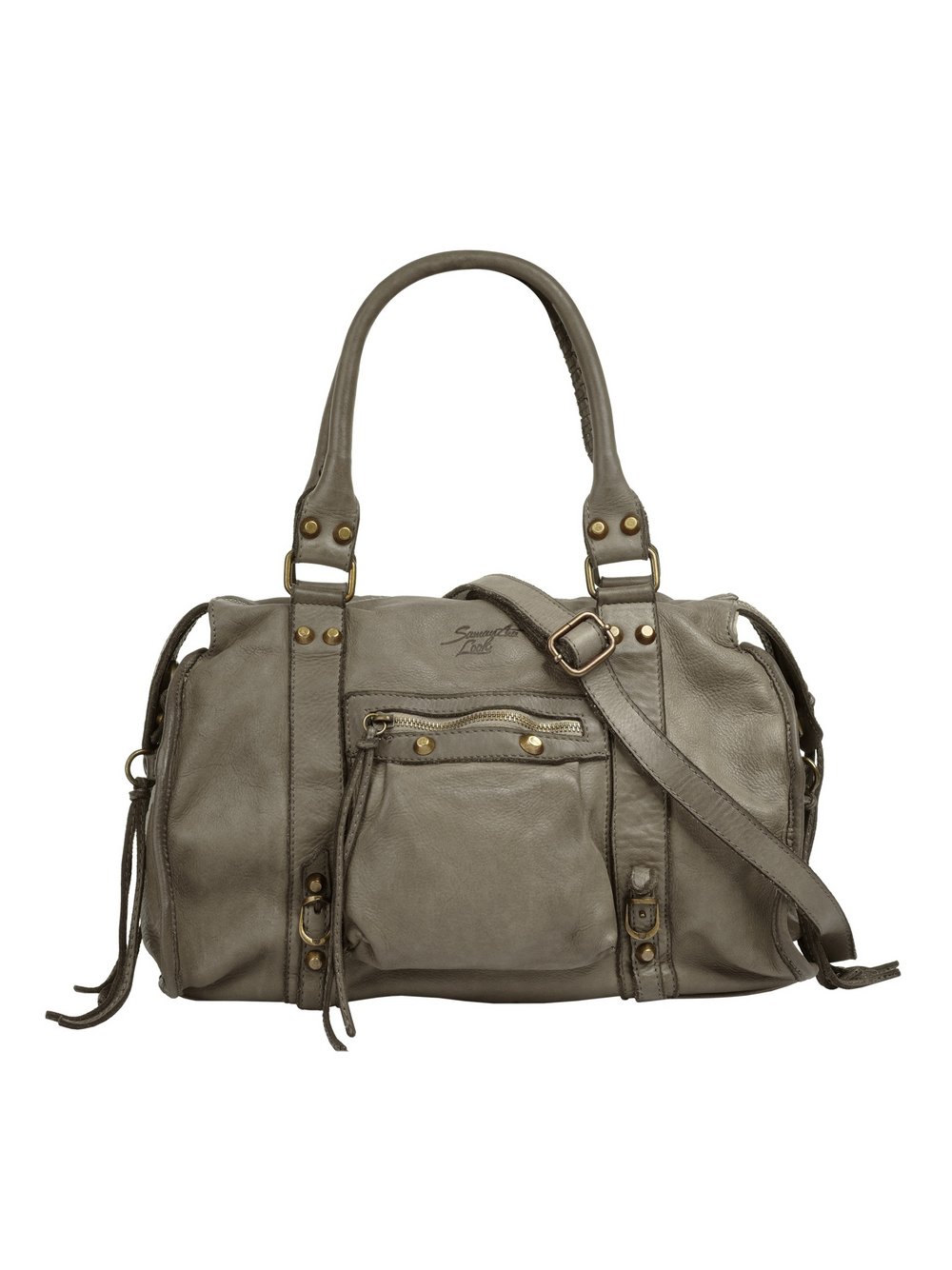 Thumbnail - Samantha Look Shopper Damen Leder braun, ONE SIZE