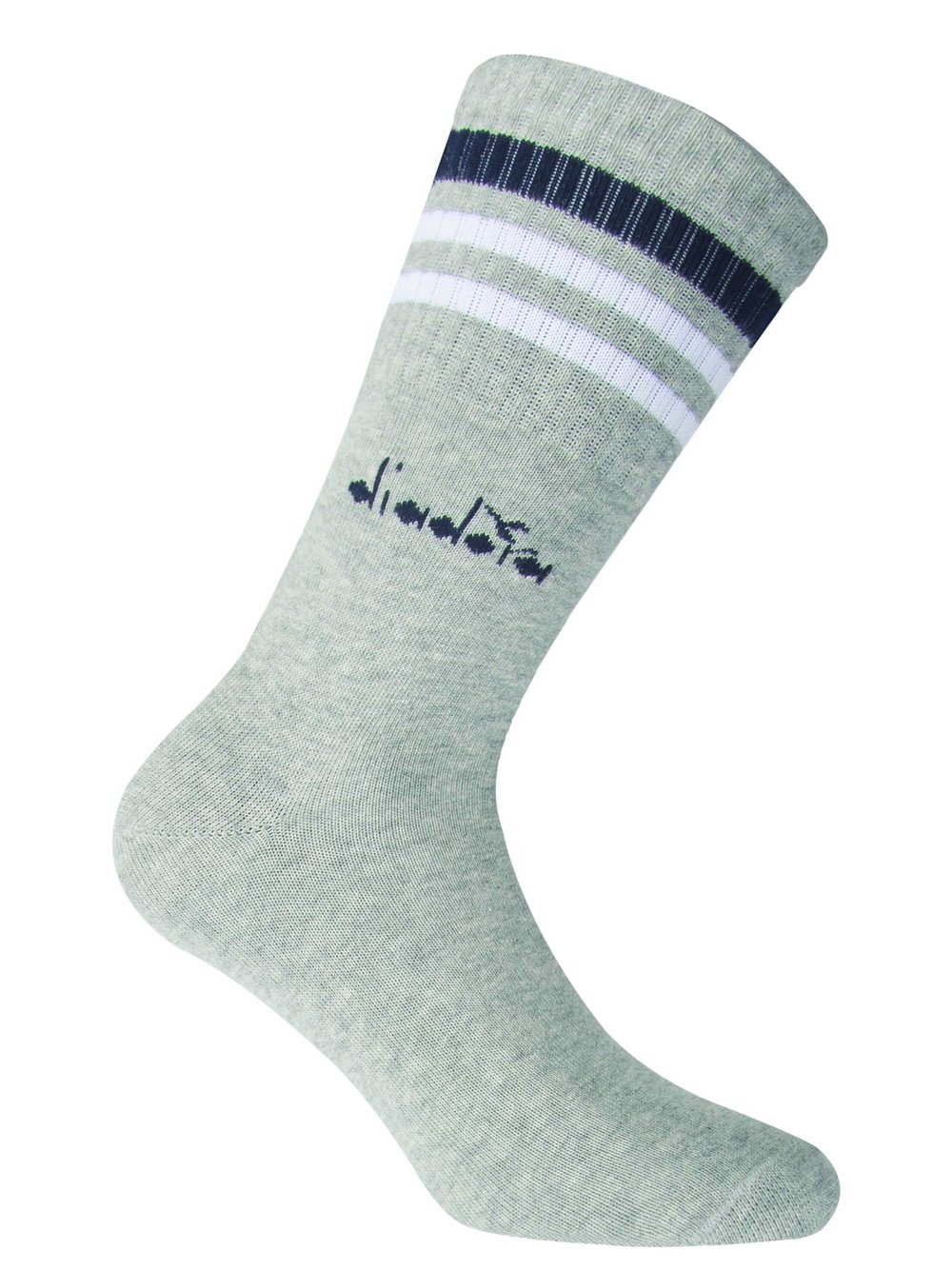 Diadora Socken 6er Pack Damen Baumwolle grau gemustert, 43-46