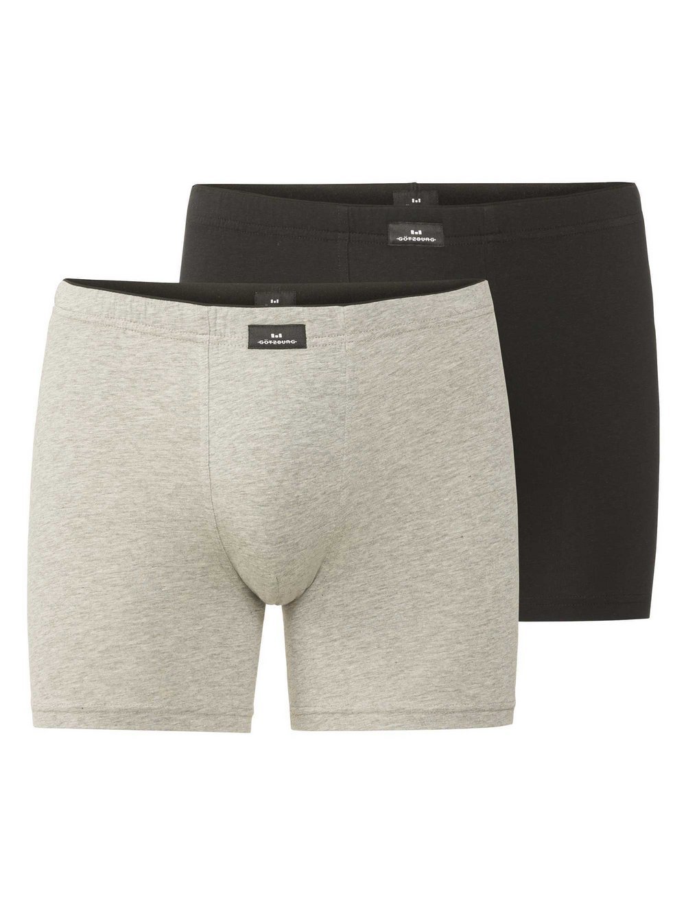 GÖTZBURG Boxershort 2er Pack Herren Baumwolle mehrfarbig, XXL