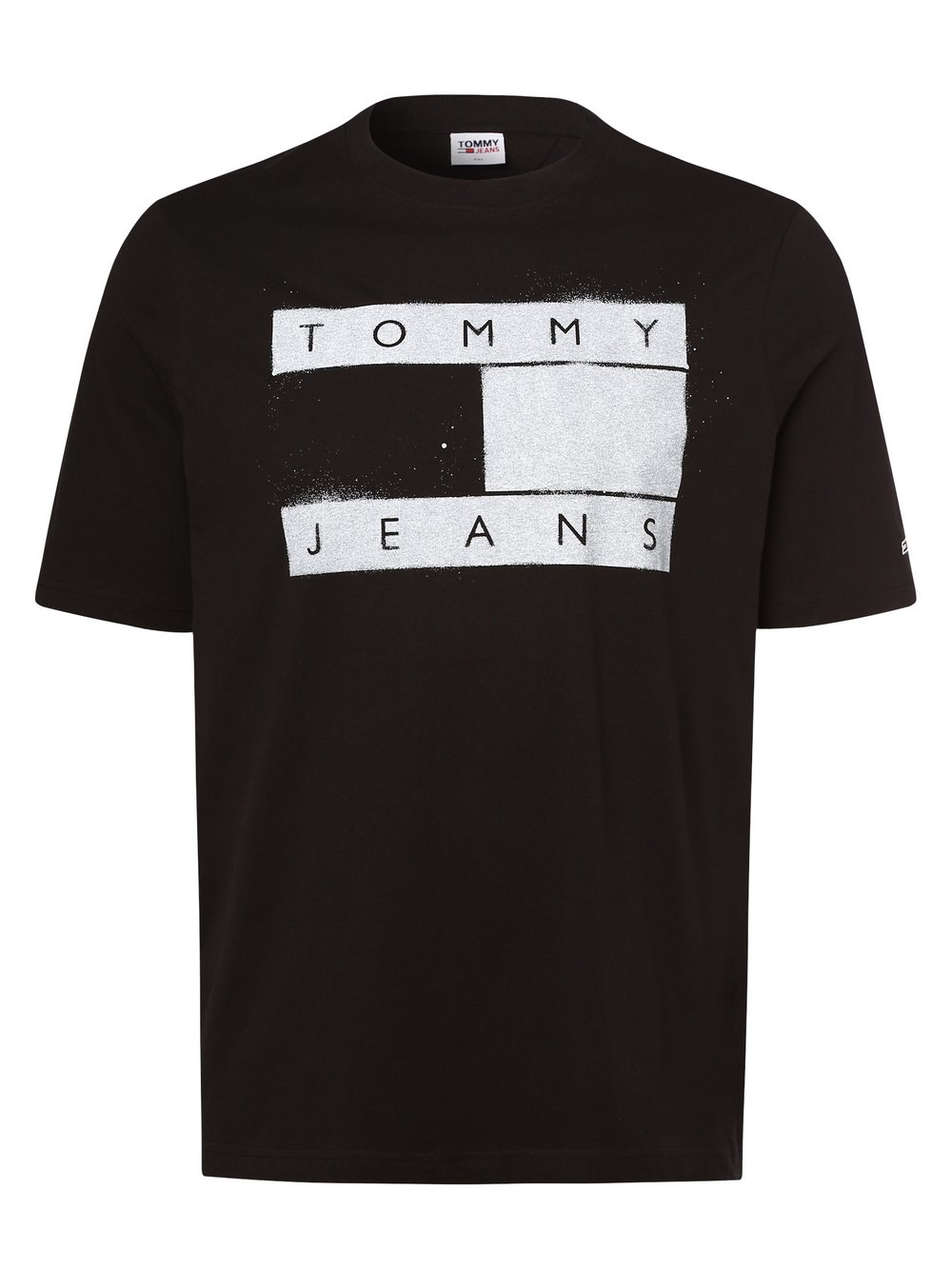 Tommy Jeans - T-shirt męski – Big & Tall, czarny
