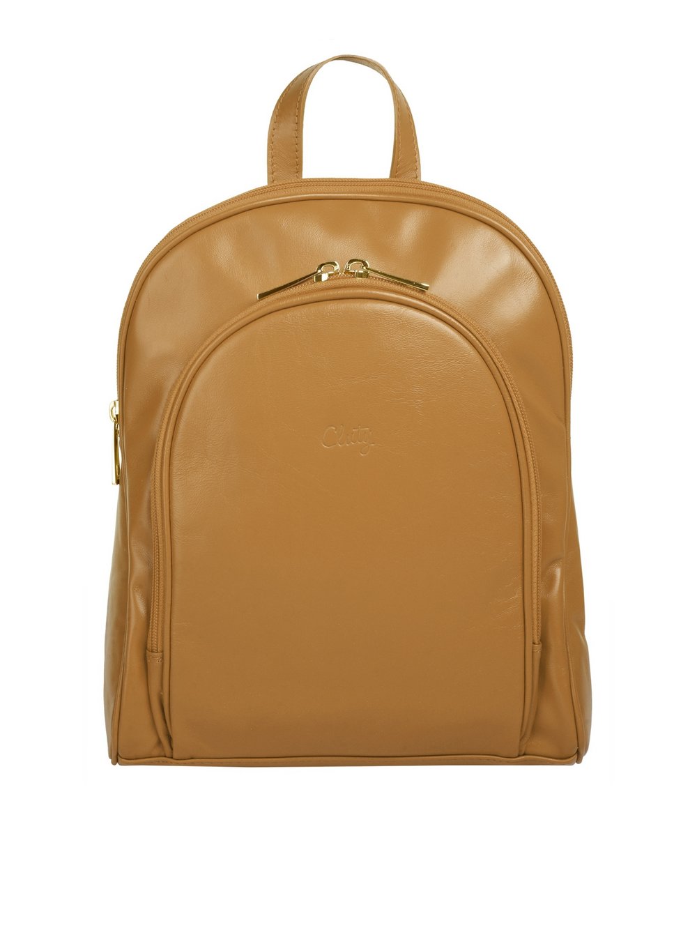 Thumbnail - Cluty Cityrucksack Damen Leder gelb, ONE SIZE