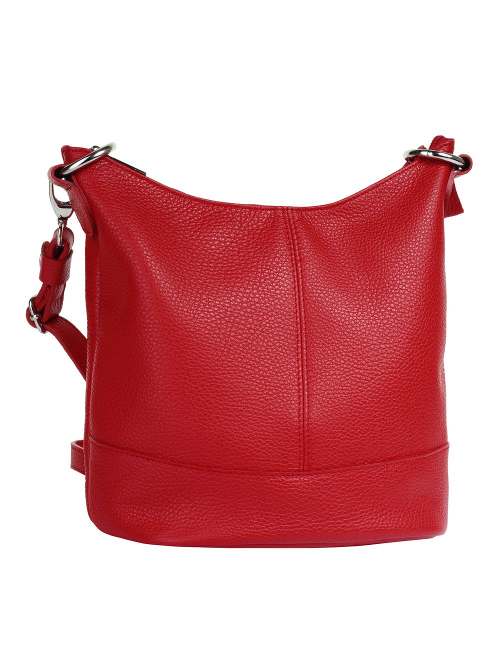 Thumbnail - Cluty Umhängetasche Damen Leder rot, ONE SIZE