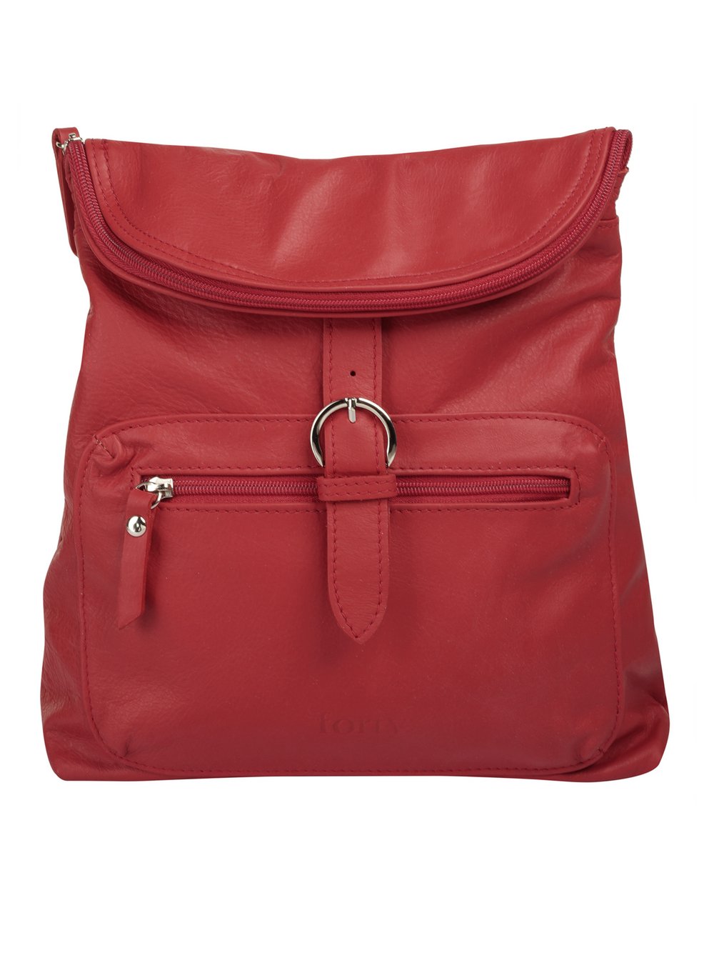 Thumbnail - forty° Rucksack Damen Leder rot, ONE SIZE
