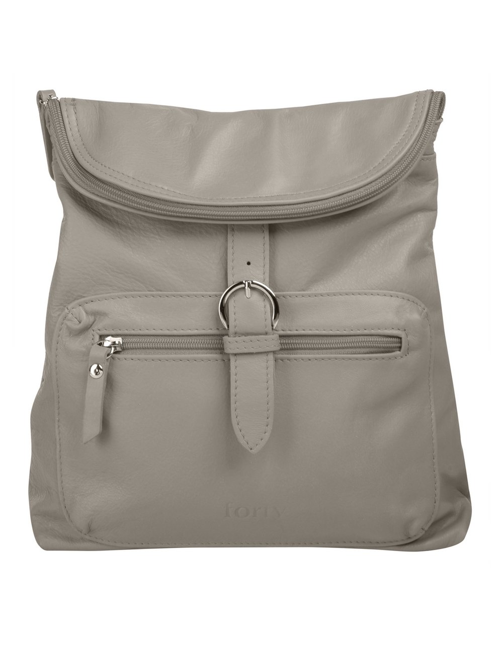 Thumbnail - forty° Rucksack Damen Leder grau, ONE SIZE