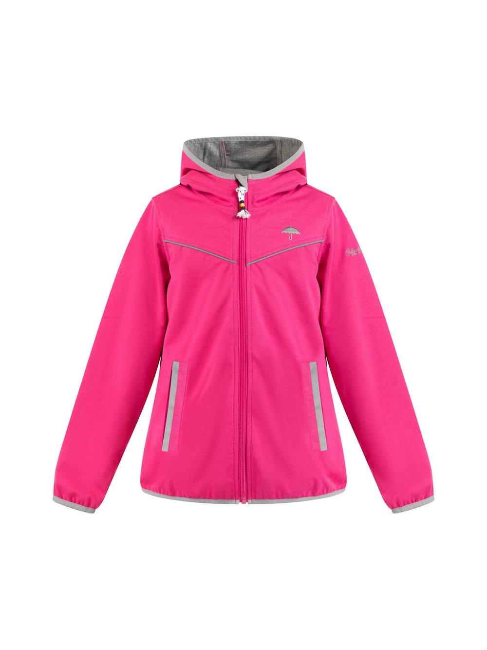 Schmuddelwedda Funktionsjacke Mädchen pink meliert, 116