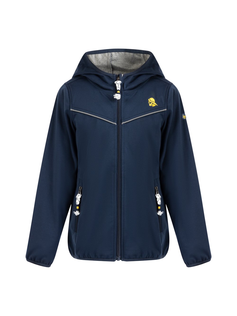 Schmuddelwedda Funktionsjacke Jungen blau meliert, 140