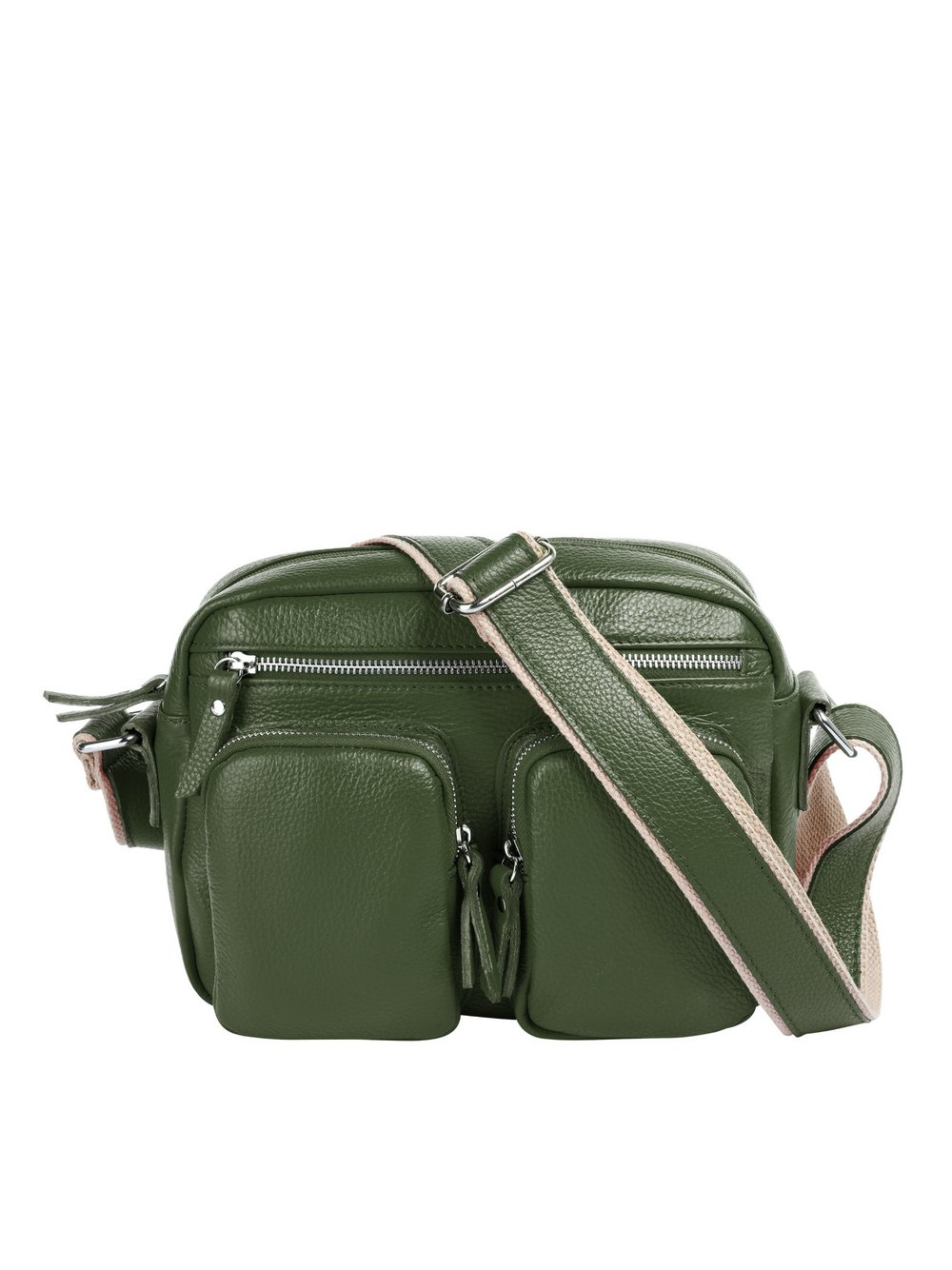 Thumbnail - Samantha Look Umhängetasche Damen Leder grün, ONE SIZE