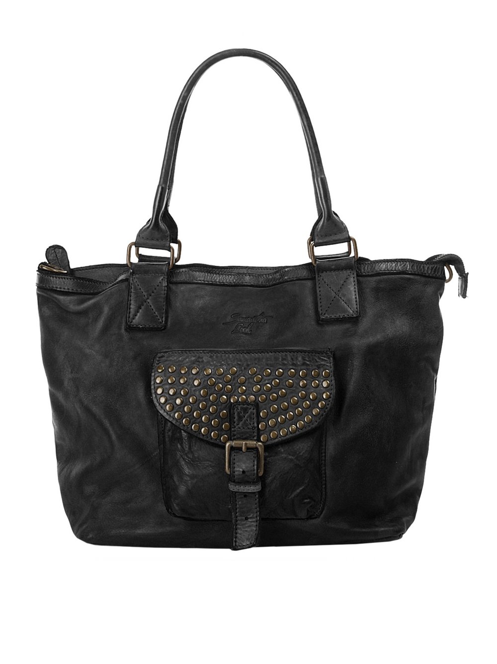 Thumbnail - Samantha Look Shopper Damen Leder schwarz, ONE SIZE