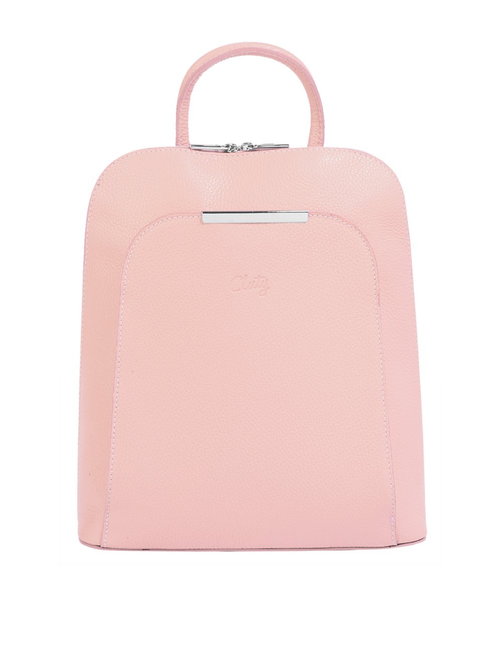 Thumbnail - Cluty Rucksack Damen Leder rosa, ONE SIZE