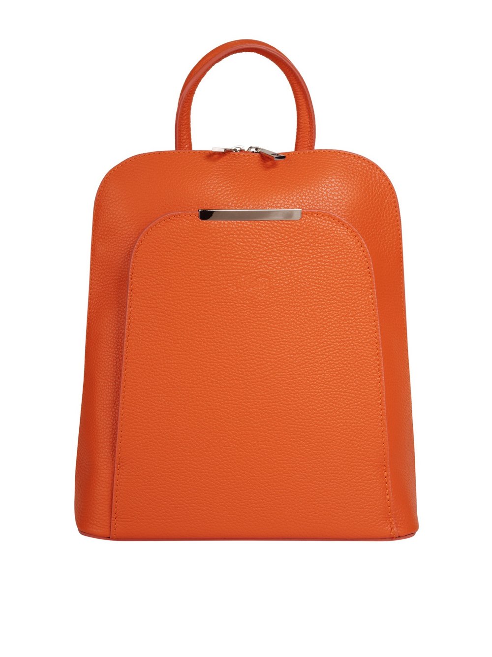 Thumbnail - Cluty Rucksack Damen Leder orange, ONE SIZE