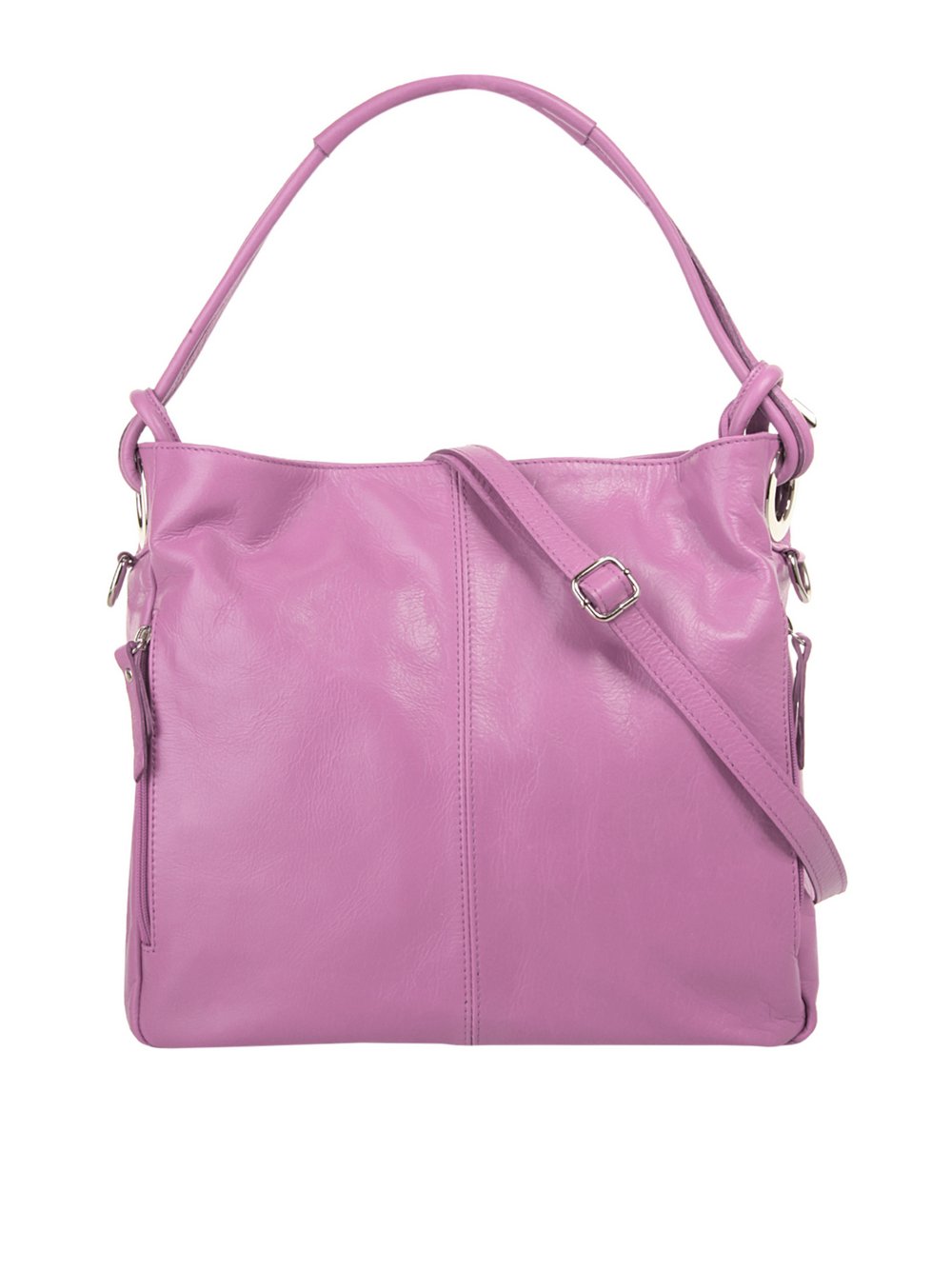 Thumbnail - Samantha Look Shopper Damen Leder lila, ONE SIZE