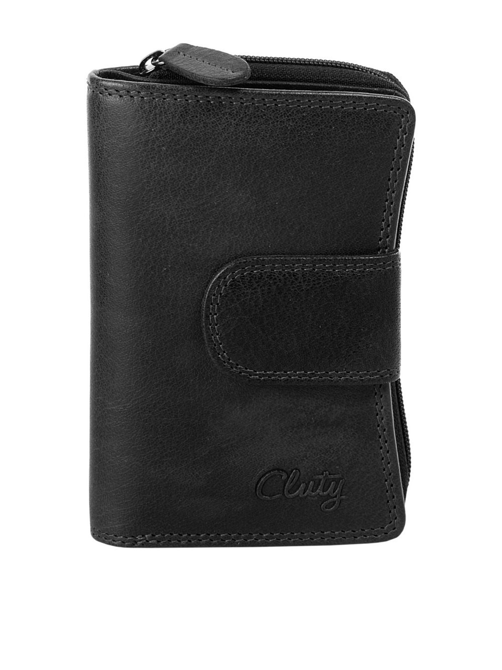 Cluty Geldbörse Damen schwarz, ONE SIZE