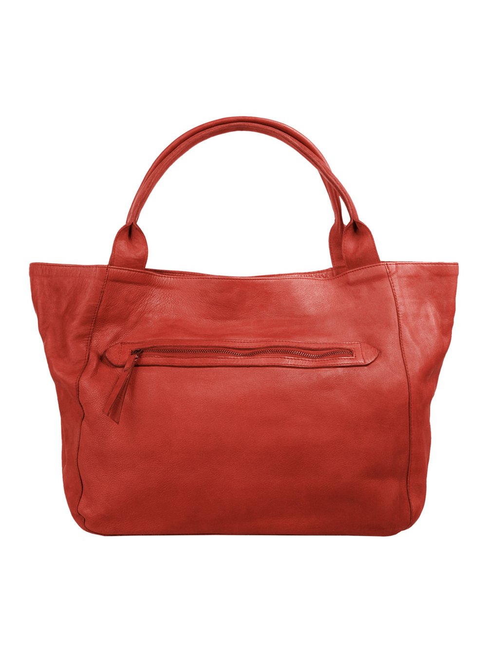 X-Zone Shopper Damen Leder rot, ONE SIZE