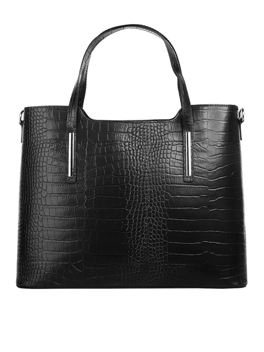 Thumbnail - Cluty Handtasche Damen Leder schwarz, ONE SIZE