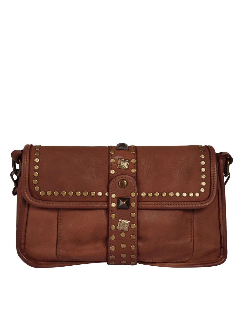 Thumbnail - Samantha Look Handtasche Damen Leder braun gemustert, ONE SIZE