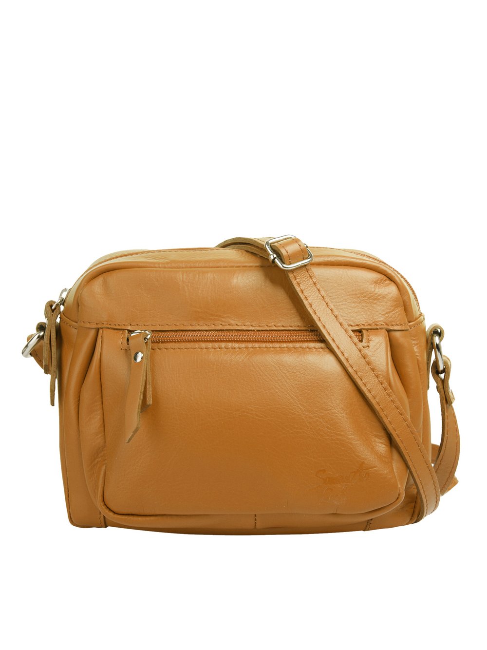 Thumbnail - Samantha Look Umhängetasche Damen Leder gelb, ONE SIZE