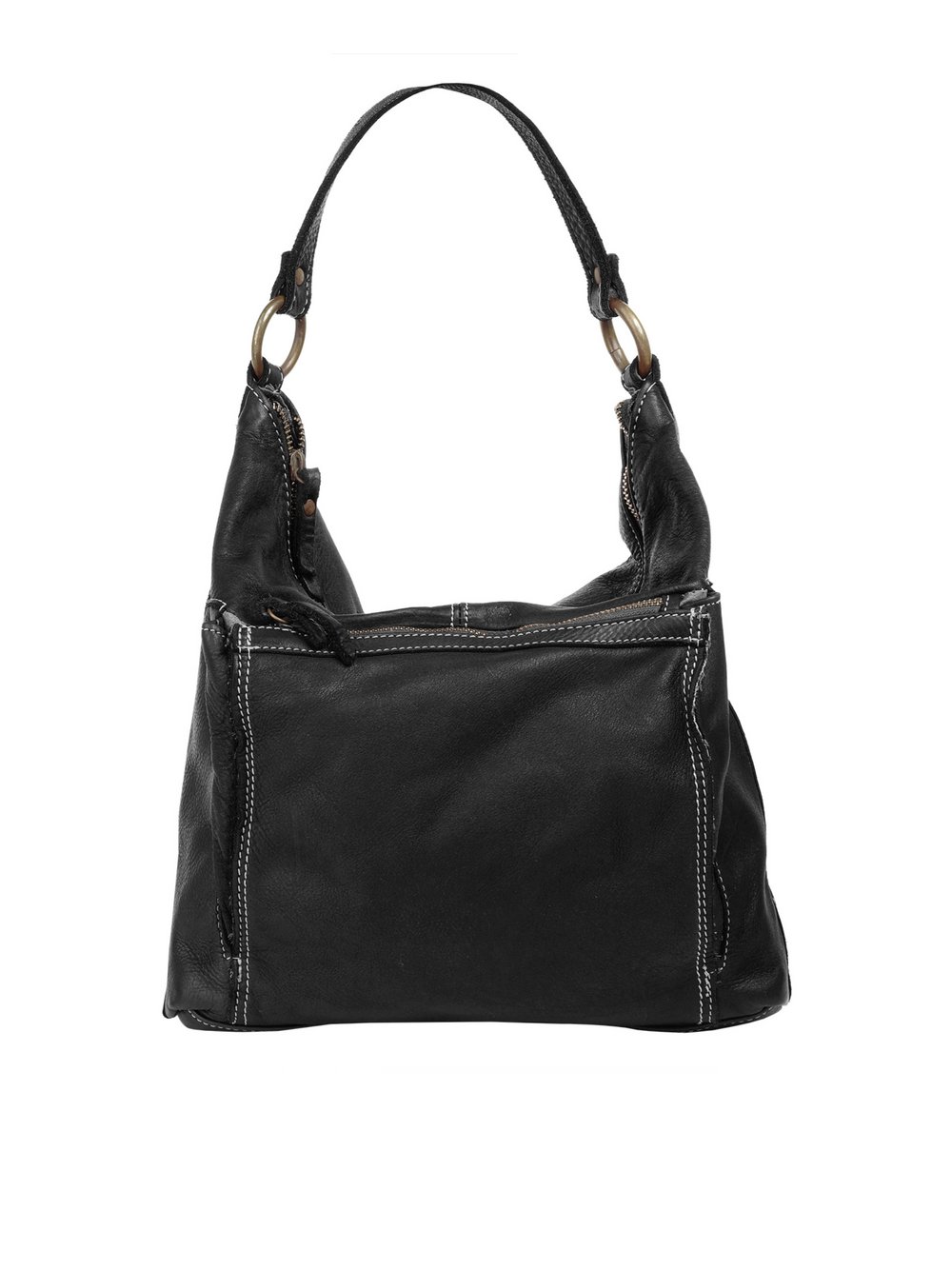 Thumbnail - Cluty Shopper Damen Leder schwarz, ONE SIZE