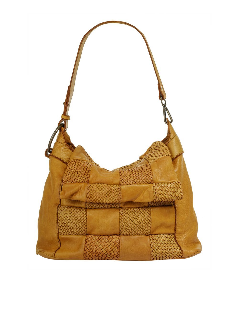 Thumbnail - Samantha Look Umhängetasche Damen Leder gelb, ONE SIZE
