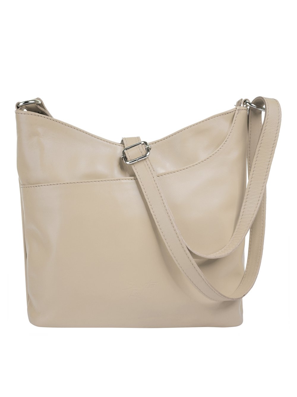 Thumbnail - Samantha Look Umhängetasche Damen Leder weiß, ONE SIZE