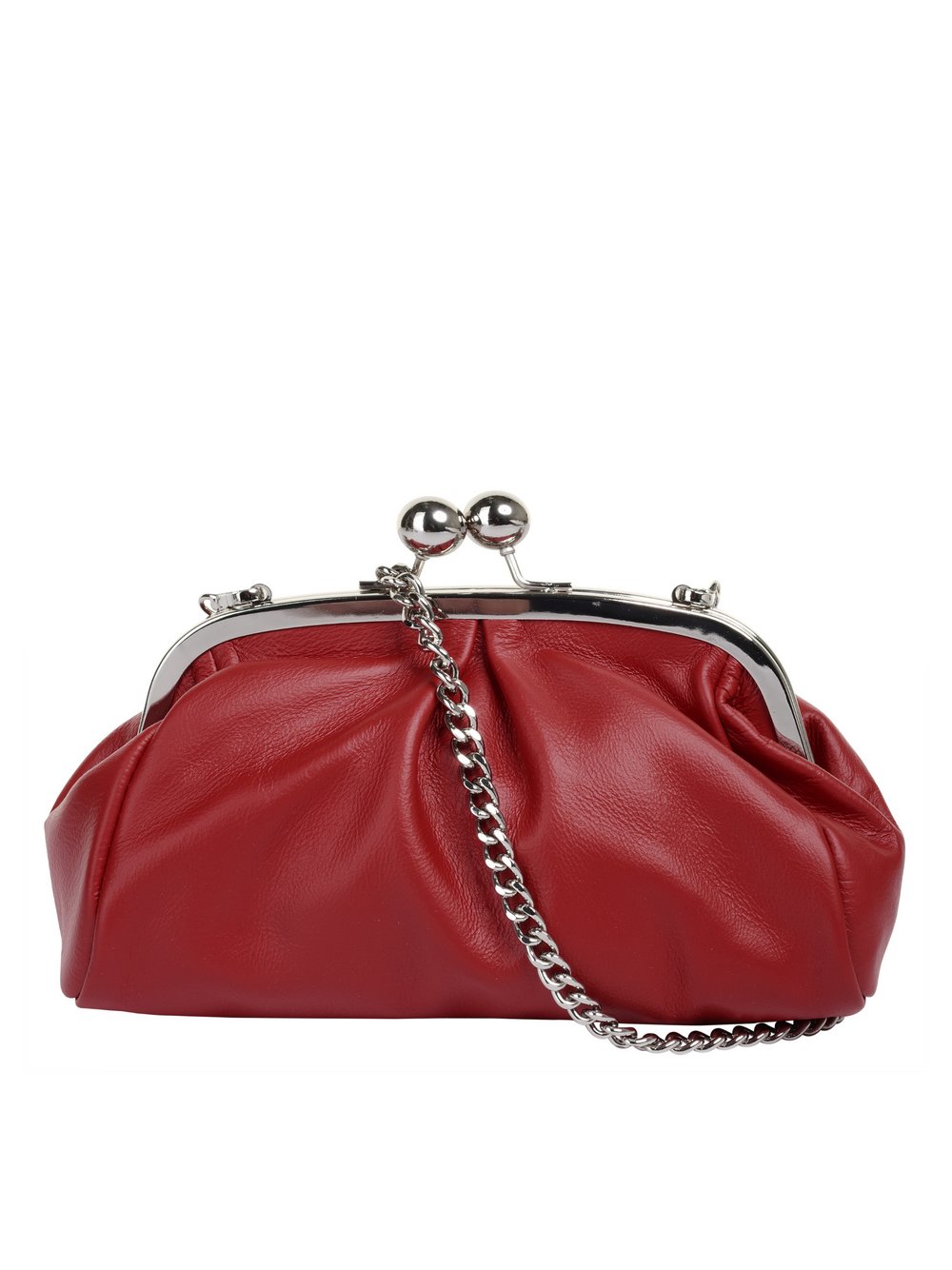 Samantha Look Umhängetasche Damen Leder rot, ONE SIZE