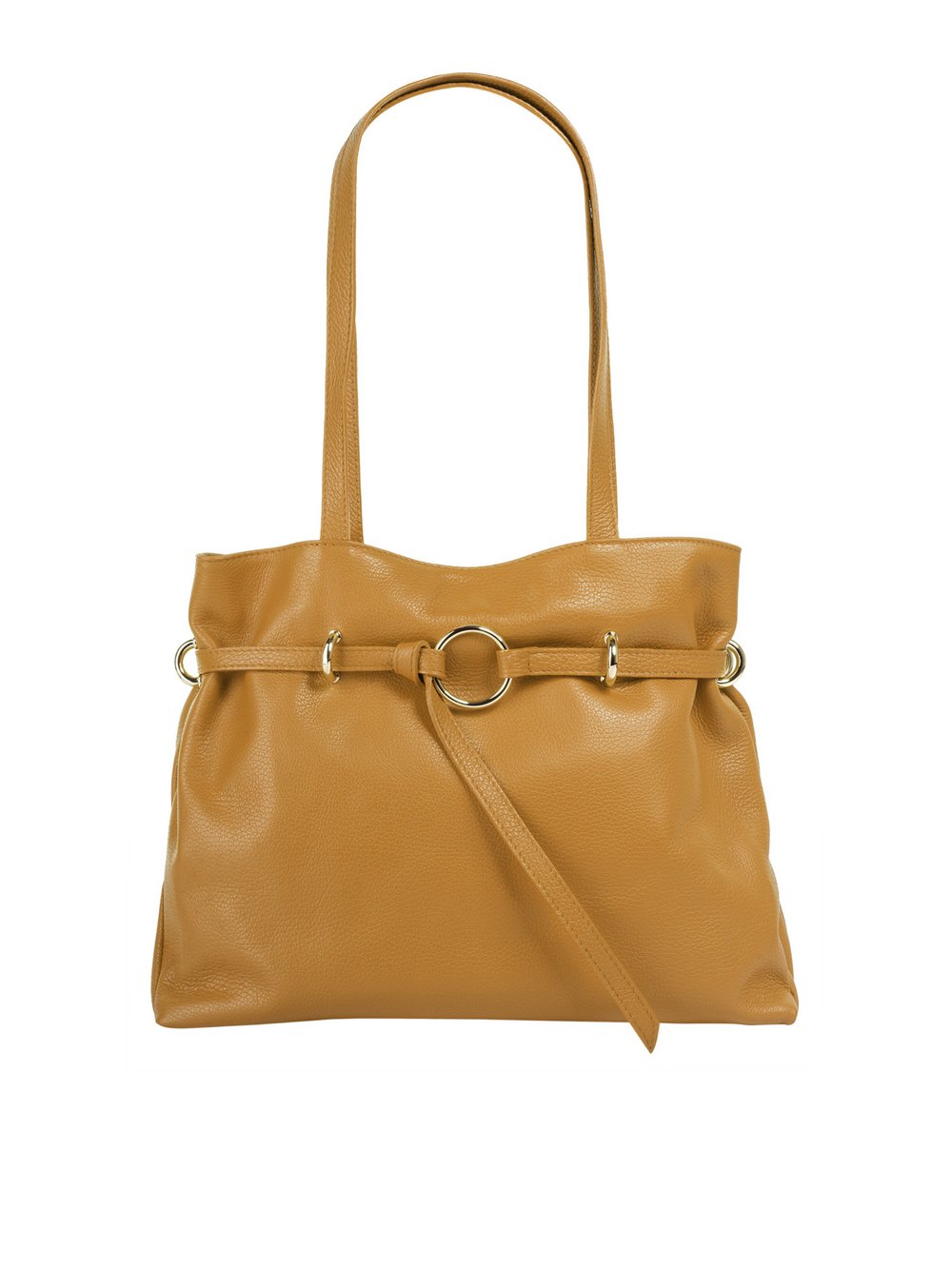 Thumbnail - Samantha Look Handtasche Damen Leder gelb, ONE SIZE