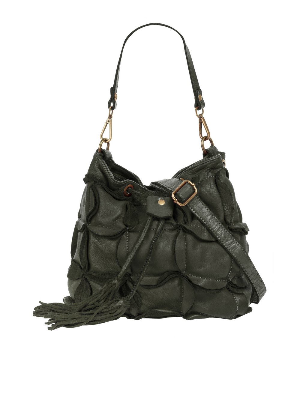 Thumbnail - Samantha Look Handtasche Damen Leder grün, ONE SIZE