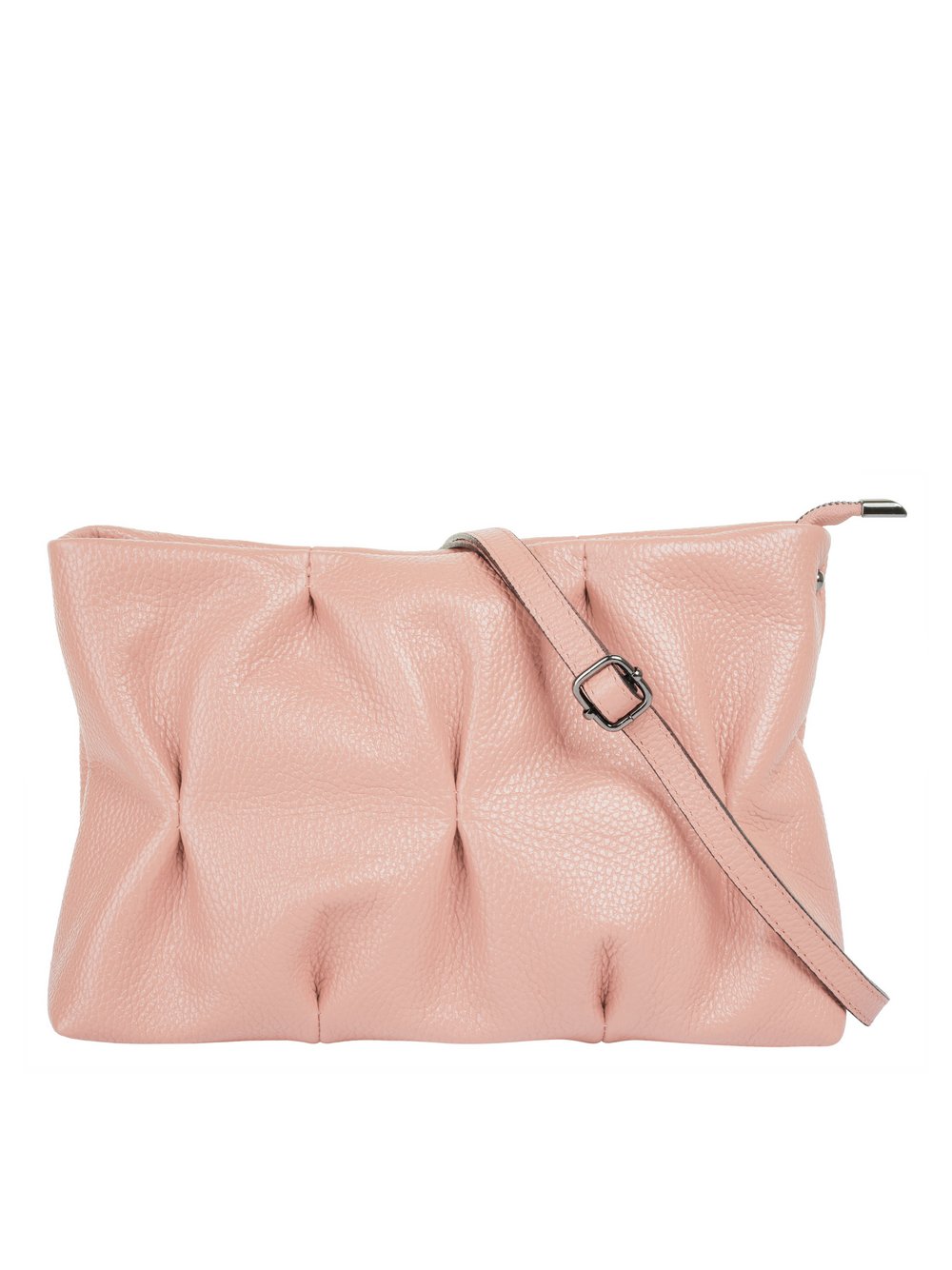 Cluty Umhängetasche Damen Leder rosa, ONE SIZE