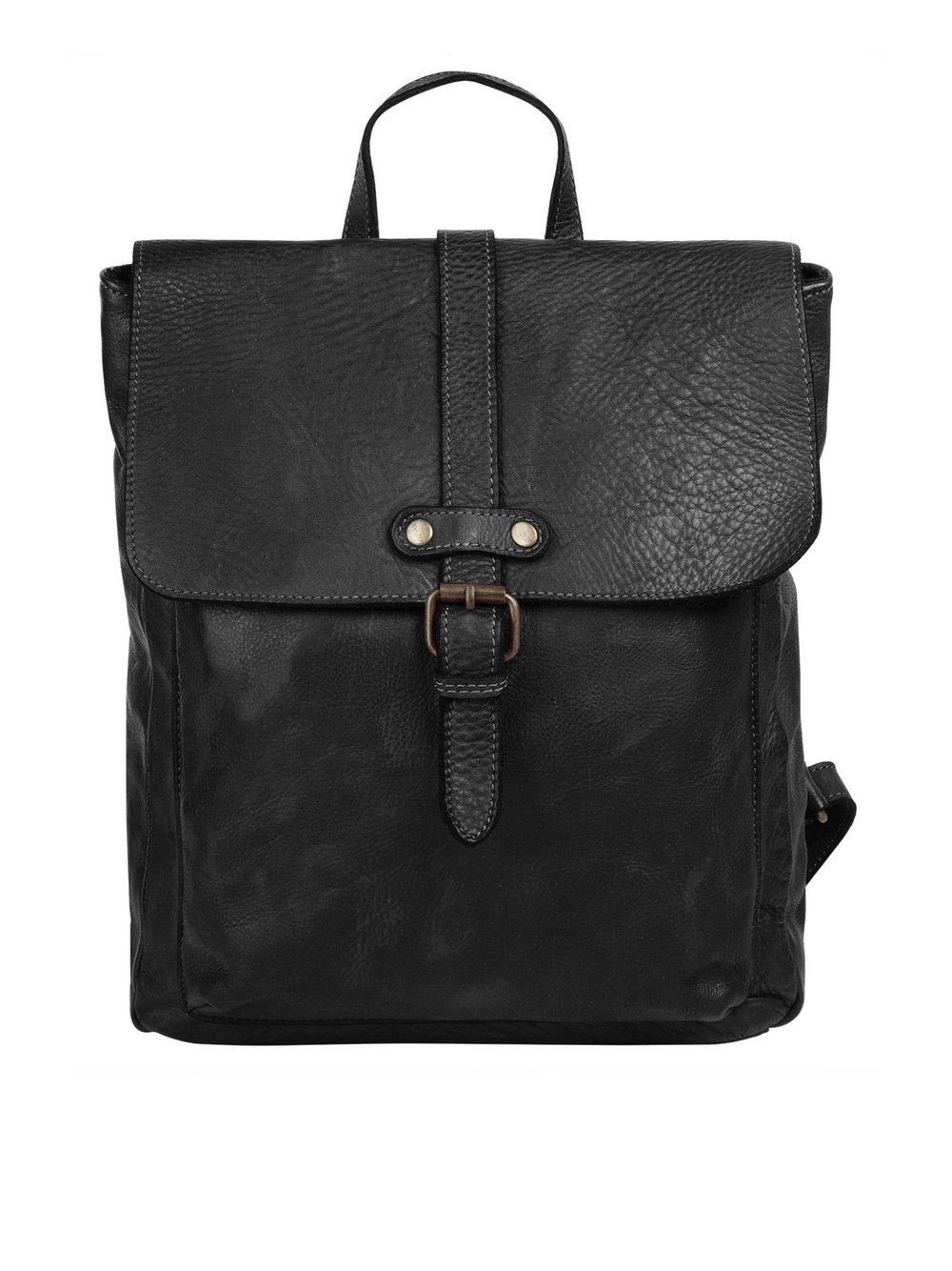 Samantha Look Rucksack Damen Leder schwarz, ONE SIZE