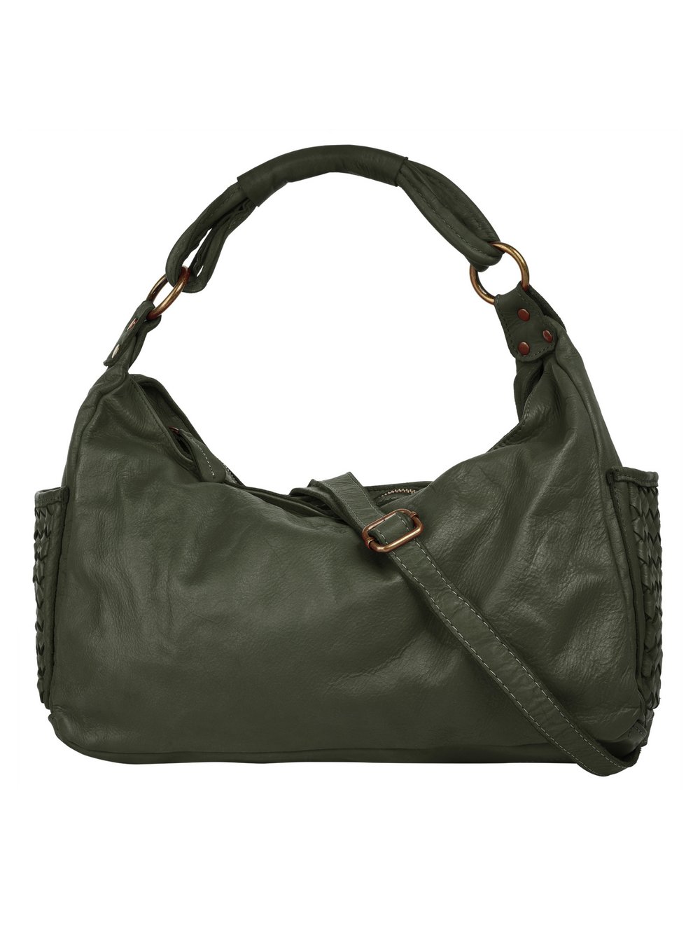 Thumbnail - Samantha Look Handtasche Damen Leder grün, ONE SIZE