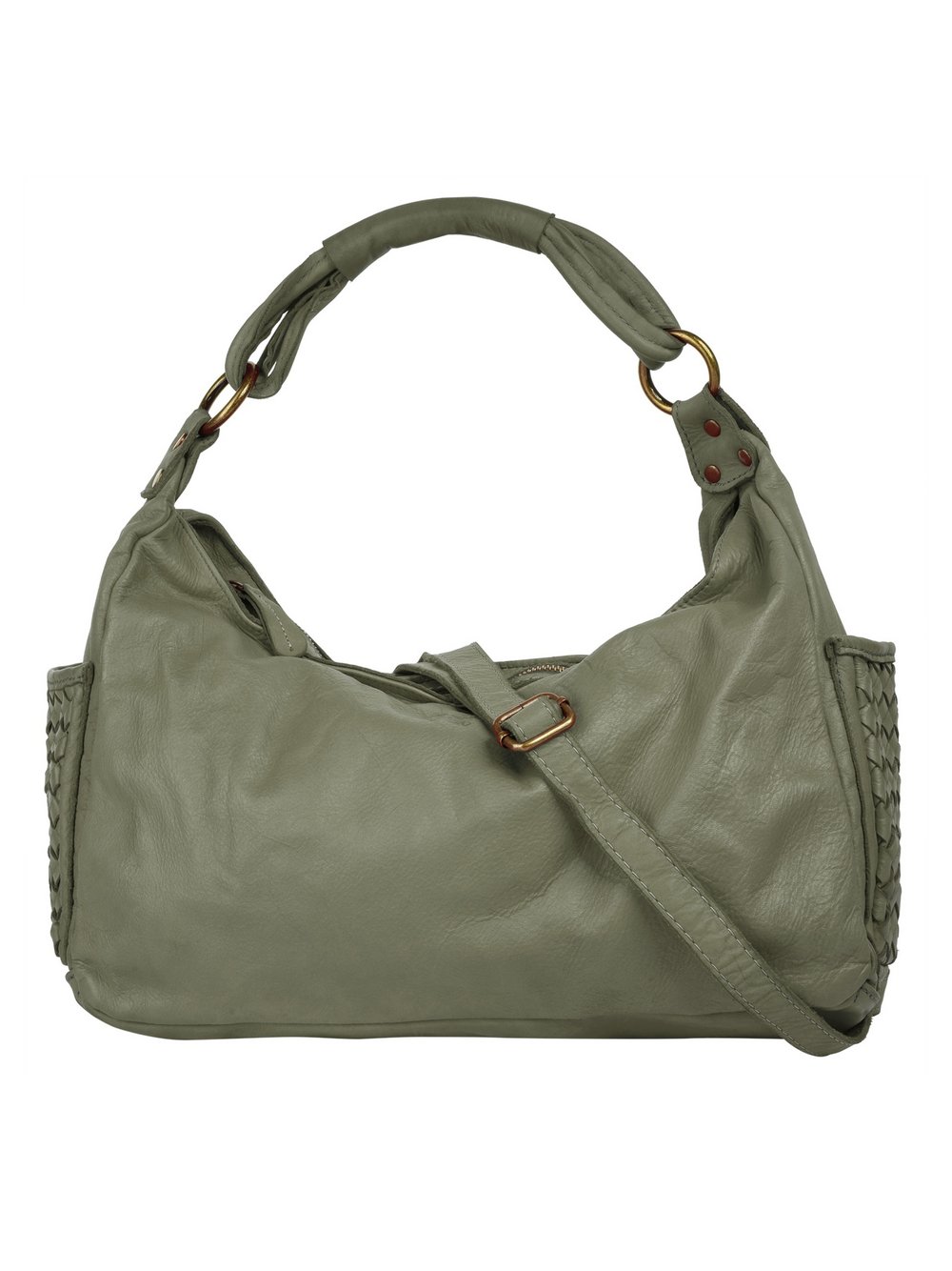 Thumbnail - Samantha Look Handtasche Damen Leder grün, ONE SIZE