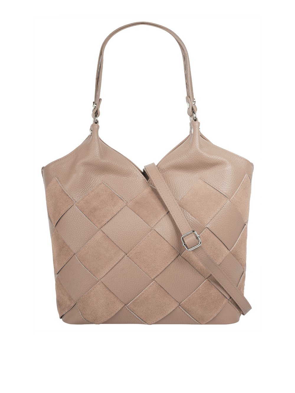 Thumbnail - Samantha Look Shopper Damen Leder rosa gemustert, ONE SIZE