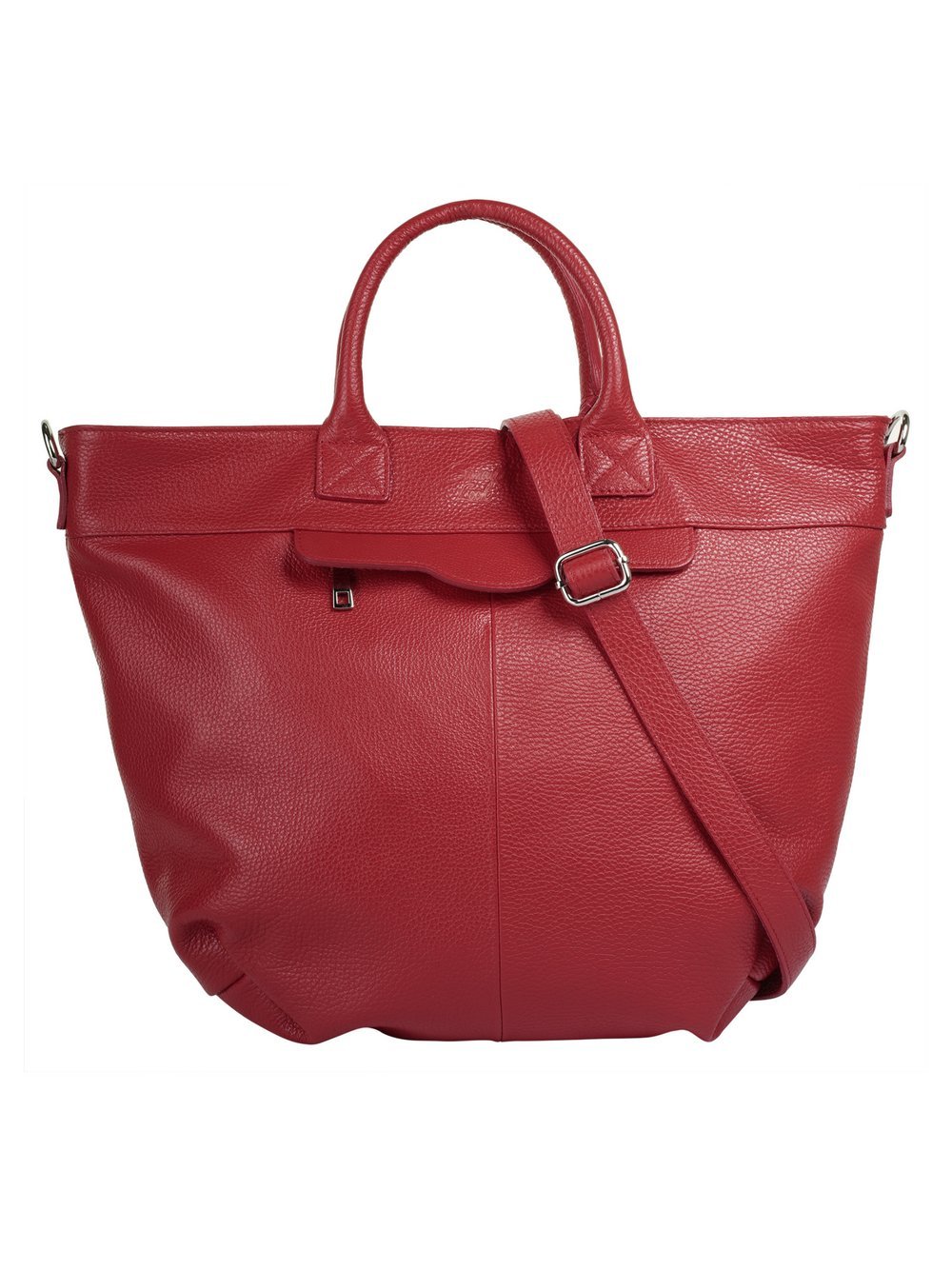 Samantha Look Handtasche Damen Leder rot, ONE SIZE