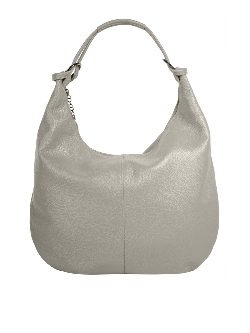 Thumbnail - Cluty Shopper Damen Leder grau, ONE SIZE