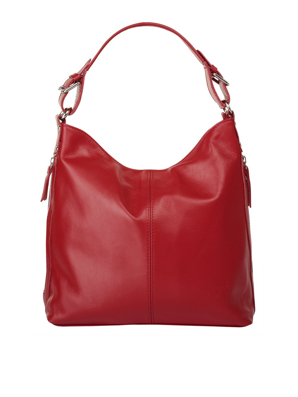 Samantha Look Handtasche Damen Leder rot, ONE SIZE