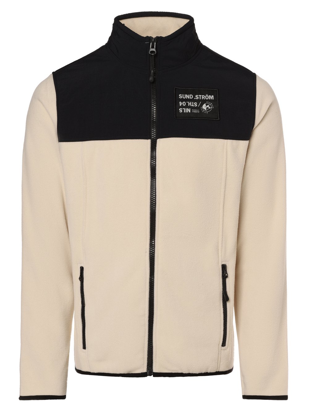 Nils Sundström Fleecejacke Herren beige, XXL