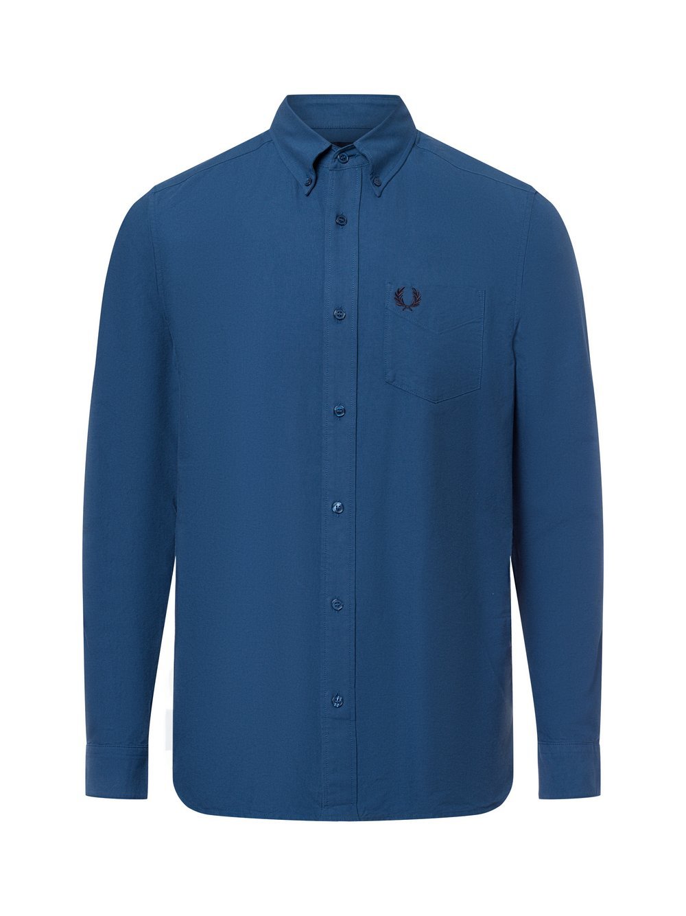 Fred Perry Hemd Herren Regular Fit Baumwolle blau, S