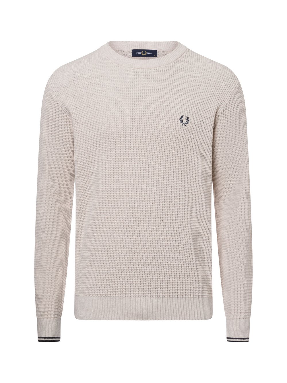 Fred Perry Pullover Herren Baumwolle grau, XXL