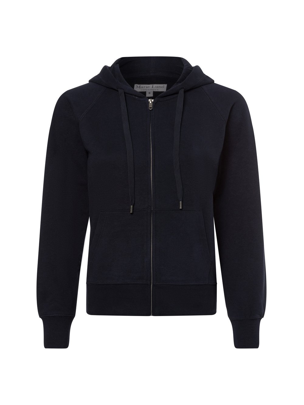 Marie Lund Kapuzenjacke Damen Baumwolle blau, XS