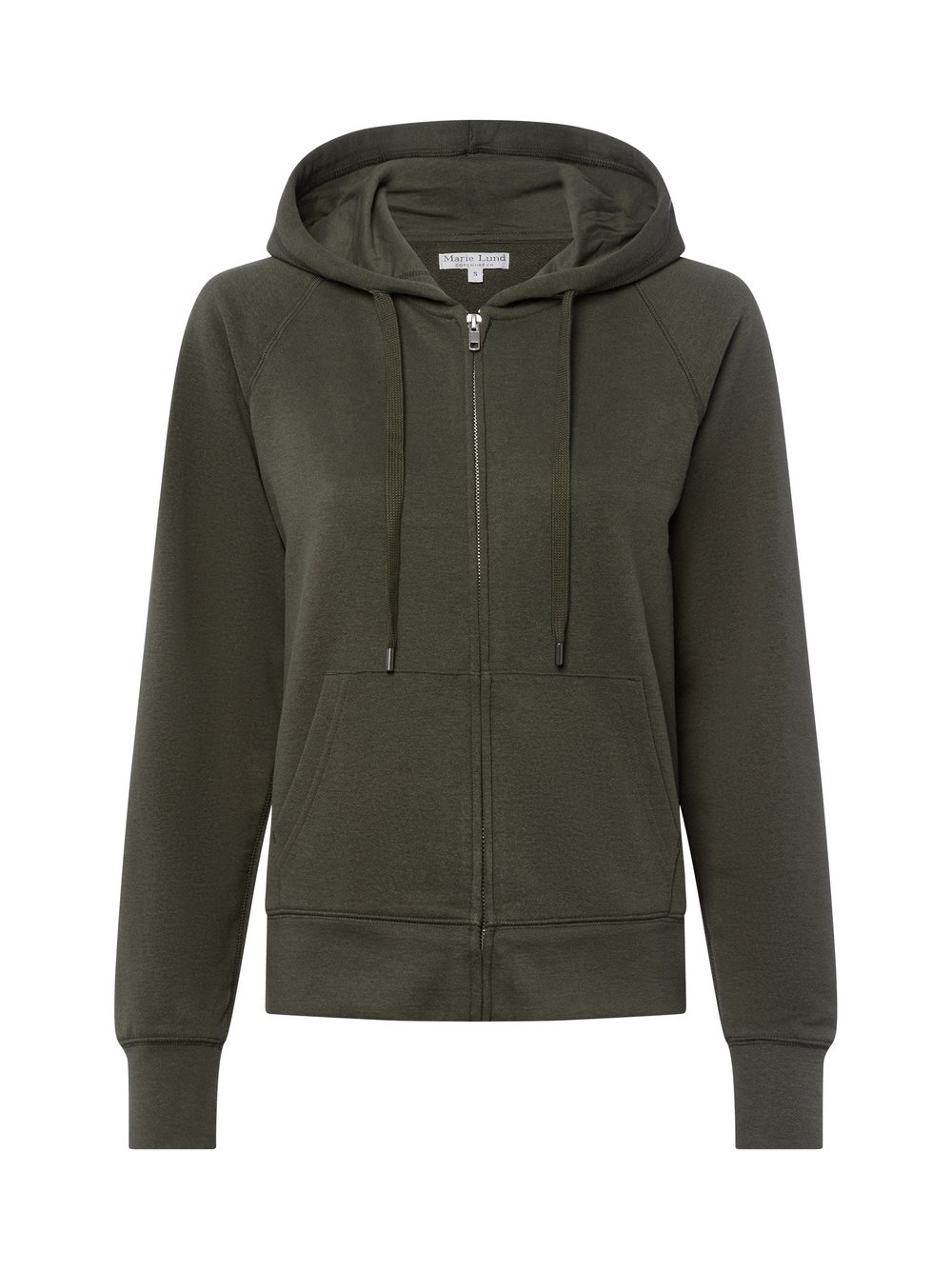 Marie Lund Kapuzenjacke Damen Baumwolle grün, XS