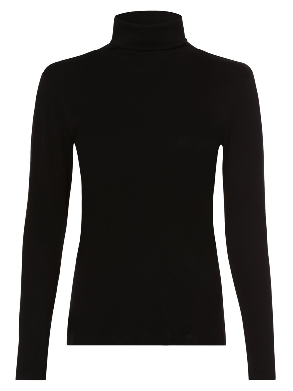 s.Oliver Damska koszulka z długim rękawem Kobiety Bawełna czarny jednolity, 42