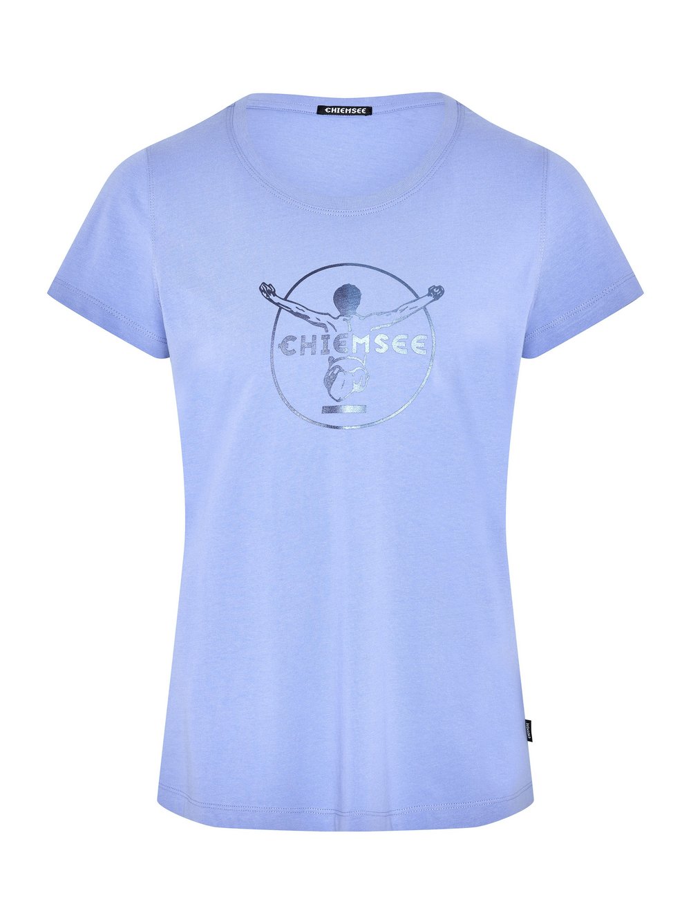 Chiemsee T-Shirt Damen Baumwolle lila bedruckt, XS